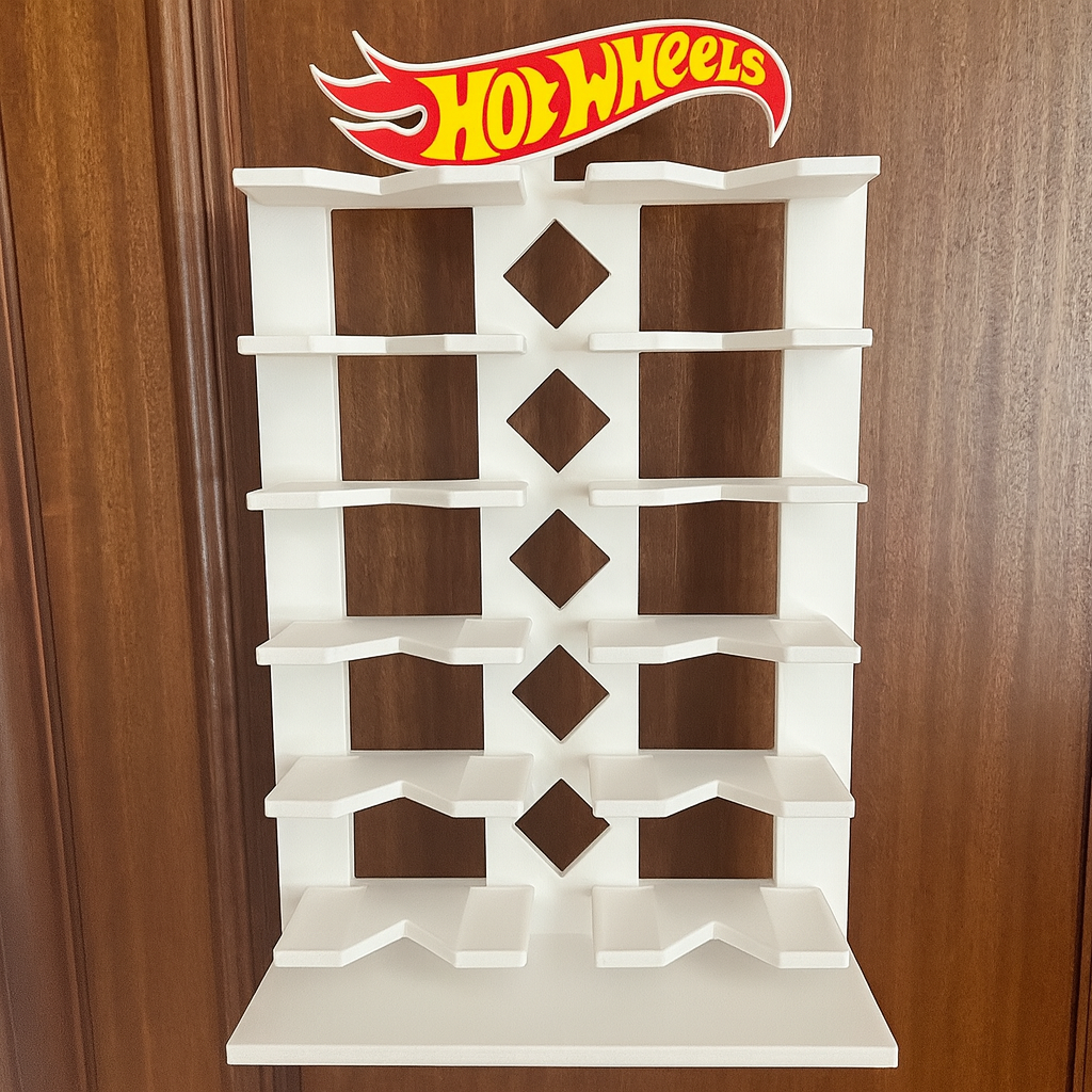 🏎️🔥 Suporte para 12 Carrinhos – Hot Wheels