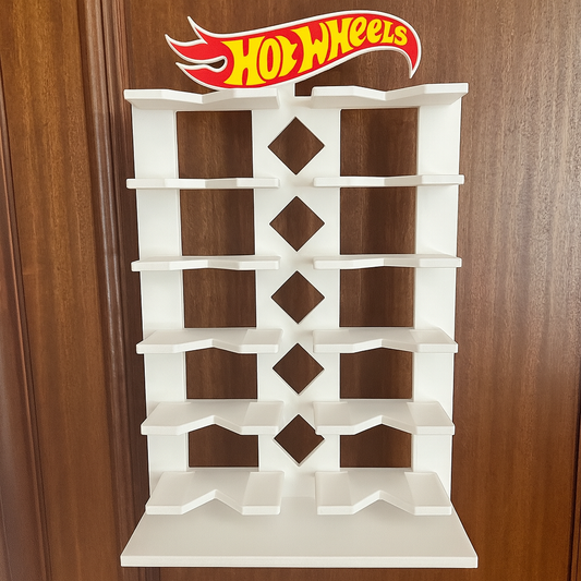🏎️🔥 Suporte para 12 Carrinhos – Hot Wheels
